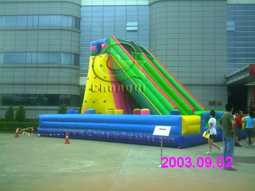 gaint inflatable slide